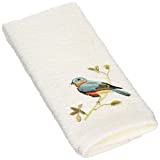 Avanti Linens Premier Songbirds Collection, Fingertip Towel, Ivory