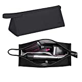 Buwico PU Leather Travel Case Portable Storage Bag for Dyson Airwrap Styler,Waterproof Anti-scratch Dustproof Shockproof Protection Organizer Travel Gift Case (Black)