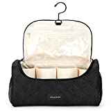 Clearlove Airwrap Travel Case Compatible with Dyson Airwrap Sets, Cosmetic Travel Cases with Non-slip Hook, Travel Storage Bag with Foam(Black)