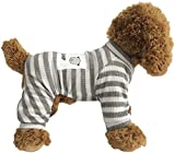 Dog PJS Clothes for Small Dogs Girl Puppy Pajamas Long Sleeved Onsie Warm Coats Jumpers Outfit