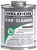 Weld-On 10201 C-65 PVC/CPVC/ABS/Styrene Cleaner - Low-VOC, Clear, 1 Quart (32 fl oz)