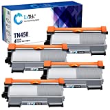 LxTek Compatible Toner Cartridge Replacement for Brother TN-450 TN450 TN420 to compatible with MFC-7360N DCP-7065DN IntelliFax 2840 2940 MFC-7860DW MFC-7460DN HL-2270DW MFC7240 Printer (Black, 4 Pack)