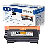 1-Pack Black TN420 Toner Cartridge Replacement for Brother TN420 TN-420 to use with HL-2270DW HL-2280DW HL-2230 HL-2240 MFC-7360N MFC-7860DW DCP-7065DN Intellifax 2840 2940 Printer Toner