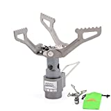 BRS Outdoor BRS-3000T Ultra-Light Titanium Alloy Miniature Portable Picnic Camping Gas Cooking Stove Portable Ultralight Burner Only 26 Gram