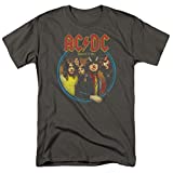 ACDC Highway to Hell Rock Album T Shirt & Stickers (Small) Charcoal