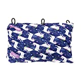 ZIPIT Unicorn 3-Ring Binder Pencil Pouch for Girls, Holds Up to 60 Pens, Made of One Long Zipper! (Unicorns)