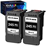 E-Z Ink (TM) Ink Cartridge Replacement for Canon 245XL PG-245XL PG245XL PG-243 Compatible with Pixma TS3120 MG2520 MX492 TR4520 TS202 MG2525 MG3022 MG2522 MG2922 (2 Black)