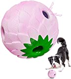 TAUCHGOE Interactive Dog Toys Giggle Ball for Large Dog Aggressive Chewer Medium Small Puppy, Squeaky Wobble Funny Pet Puzzle Toys Wag Herding Ball Fetch Throw Train