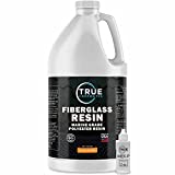 True Composites Fiberglass Resin Polyester Resin Marine Grade Resin 1 Gallon with MEKP Hardener Polymer Resin Fiberglass Repair Kit Laminating Resin