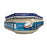 Gerber Purees 2nd Foods Turkey & Gravy, 2.5 Ounce Jars (Pack of 10)