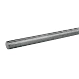 Super-Corrosion-Resistant 316 Stainless Steel Threaded Rod, 1/2"-20 Thread Size, 3 Feet Long