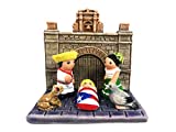 Puerto Rico Chapel Nativity Scene - Handmade in Clay - 1 block - 3.4"X2.4"X3.4" high, Old San Juan, Borinquen, Boricua, Isla del Encanto