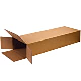 Partners Brand18 x 6 x 45Corrugated Cardboard Boxes,18"L x 6"W x 45"H, Pack of, 5| Shipping, Packaging, Moving, Storage Box for Business, Strong Wholesale Bulk Boxes18645