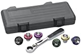 GEARWRENCH 7 Pc. 3/8" Drive 6 Pt. Magnetic Oil Drain Plug Socket Set, Metric - 3870D