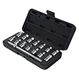 Sunex 8846 3/8" Drive Drain Plug Key Set, 15Piece