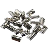 KOOTANS 50pcs 2020 Series M3 Half Round Roll in Spring T Slot Nut for t-Slot Aluminum Profile 20x20mm