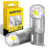 AUXITO 194 LED Bulbs 6000K White Interior Car Lights 168 2825 W5W T10 Error Free LED Replacement Bulbs for Dome Map Door Courtesy Trunk Parking License Plate Lights(Pack of 2)