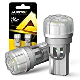 AUXITO 194 LED Bulbs, 6000K Cool White, 168 T10 2825 LED Interior Car Light Bulbs for License Plate Map Dome Door Parking Side Marker Lights, Pack of 2