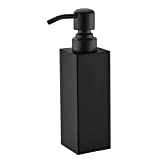 BZOOSIU Matte Black Soap Dispenser 304 Stainless Steel Countertop Lotion Sink Dispenser, Built in 8.5 OZ（250 ml）