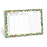Minimalmart Magnetic Meal Planner Notepad - Food Planning Organizer and Grocery List Pad, Premium 52 Pages, with Tear Away Perforated Shopping List