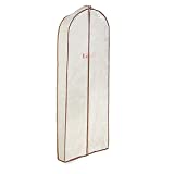 Smart Design Cedar Canvas Gusseted Garment Bag Hanger