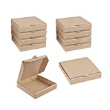 Spec101 Kraft Mini Pizza Boxes, 5 Inch for Cookies, Party Favor, Craft- Food Safe Miniature Cardboard Box 10-Pack