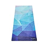 YOGA DESIGN LAB | The Kids Yoga Mat | Eco-Friendly + Supportive + Colorful Childrens Play Mat | Non Toxic | Ideal for Yoga, Gymnastics, Exercise, Athletics | Includes Carrying Strap! (Geo Blue, 4 mm)