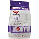 Enoz Lavender Scented Moth Ball Packets, Kills Clothes Moths, Carpet Beetles, Eggs and Larvae, 12 oz Resealable Bag