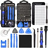 STREBITO Precision Screwdriver Set 124-Piece Electronics Tool Kit with 101 Bits Magnetic Screwdriver Set for Computer, Laptop, Cell Phone, PC, MacBook, iPhone, Nintendo Switch, PS4, PS5, Xbox Repair