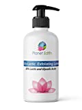 Planet Eden 20% Gly-Lactic Face and Body Skin Cream Lotion - 10% Glycolic and 10% lactic Acid for Exfoliation (8 oz)