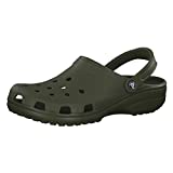 Crocs Unisex Men's and Women's Classic Clog, Army Green, 13 M US