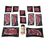 Aged Angus Top Sirloins NY Strips Ribeyes by Nebraska Star Beef - All Natural Hand Cut and Trimmed with Signature Seasoning - Gourmet Steak Gifts Delivered to Your Home