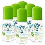 Babyganics Foaming Pump Hand Sanitizer, Alcohol Free, Travel Size, Fragrance Free, Kills 99.9% of Germs, 1.69oz- Pack of 6