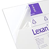 Lexan Sheet - Polycarbonate - .236" - 1/4" Thick, Clear, 12" x 12" Nominal