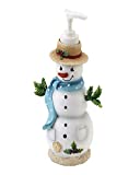 Avanti Linens Coastal Snowman Collection Soap Dispenser/Lotion Pump, Multi