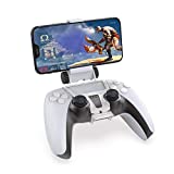 Clip Mount for PS5 DualSense Wireless Controller, Zamia Mobile Phone Clamp Bracket Holder with Adjustable Stand for Playstation 5 Controller