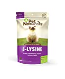 Pet Naturals Lysine for Cats, Chicken Flavor, 60 Chews - Immune and Respiratory Support for Cats - No Wheat or Corn - Vet Recommended