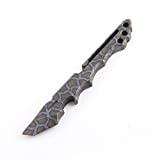 Titanium Pry Bar EDC Multi Tool with Bottle Opener Box Opener Clip Function (Multicolor)