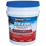 STA-Kool SK-7705 Traditional Acrylic Elastomeric Roof Coating, 5 gal, White, 640 Fl Oz