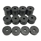 4mm (M4) Rubber Spacers Standoff Washers (12 Pack) 4 x 15mm, 4 x 10mm, 4 x 5mm