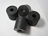 4-Pack - Premium Quality Multi-Purpose Rubber Spacer 3/4" OD x 1/4" ID x 3/4" Thick (Item# X19-6)