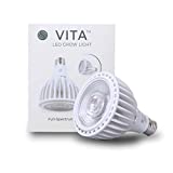 Vita LED Grow Light Bulb Full Spectrum for Indoor Plants 12"-48" Below Light - Universal 20 Watt-3000K SOLTECH Solutions - Black and White Available (White)