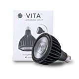 Vita LED Grow Light Bulb Full Spectrum for Indoor Plants 24"-84" Below Light - DIMMABLE - 20 Watt-3000K SOLTECH Solutions - Black and White Available (Black)