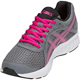 ASICS Women's Jolt 2 Running Shoes, 8, Steel Grey/Pink Rave