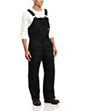 Dickies mens Insulated Bib overalls and coveralls workwear apparel, Black, X-Large US