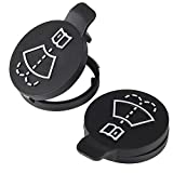 BingSnow 2 Pcs Windshield Wiper Fluid Reservoir Tank Bottle Caps for Chevrolet Buick and GMC, Replacement OEM: 13227300