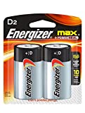 Energizer MAX D Alkaline Batteries, 2-Count