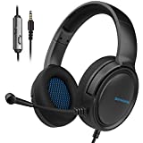 BINNUNE Gaming Headset for PS4 PS5 PC Xbox One Playstation 4 Xbox 1 Game Headset with Microphone Audifonos Gamer Headphones with Mic