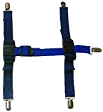 Canine Footwear Suspenders Snuggy Boots for Dog, Medium, Blue