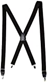 Dockers Men's Solid Suspender ,Black,